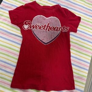 Sweethearts Women's Red Short Sleeve Tee